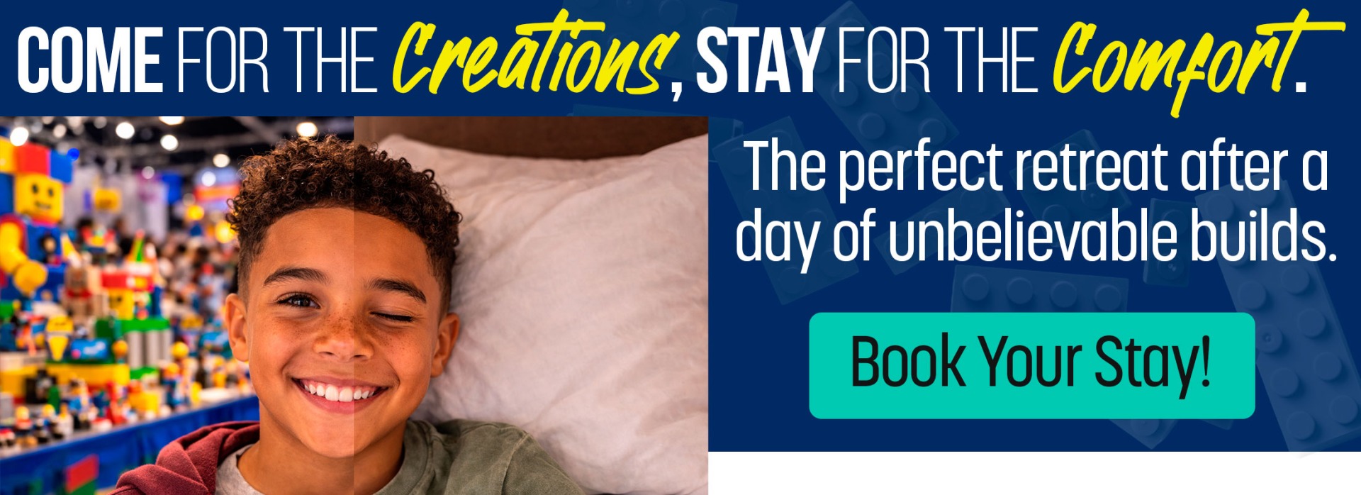 come for the creation stay for the comfort