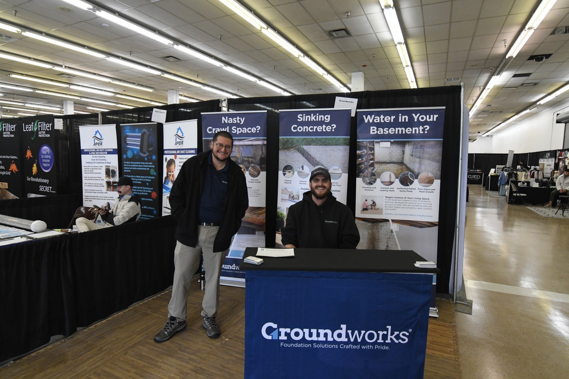 Booth at Council Bluffs Home Show