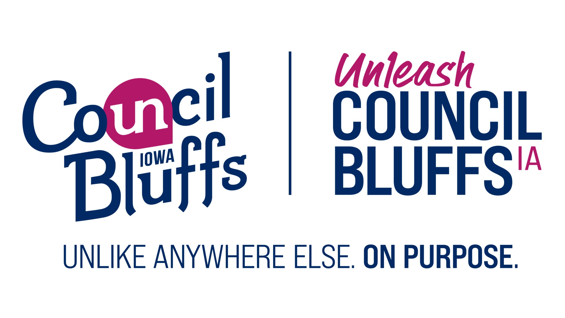 City and Unleash CB destination marketing logos