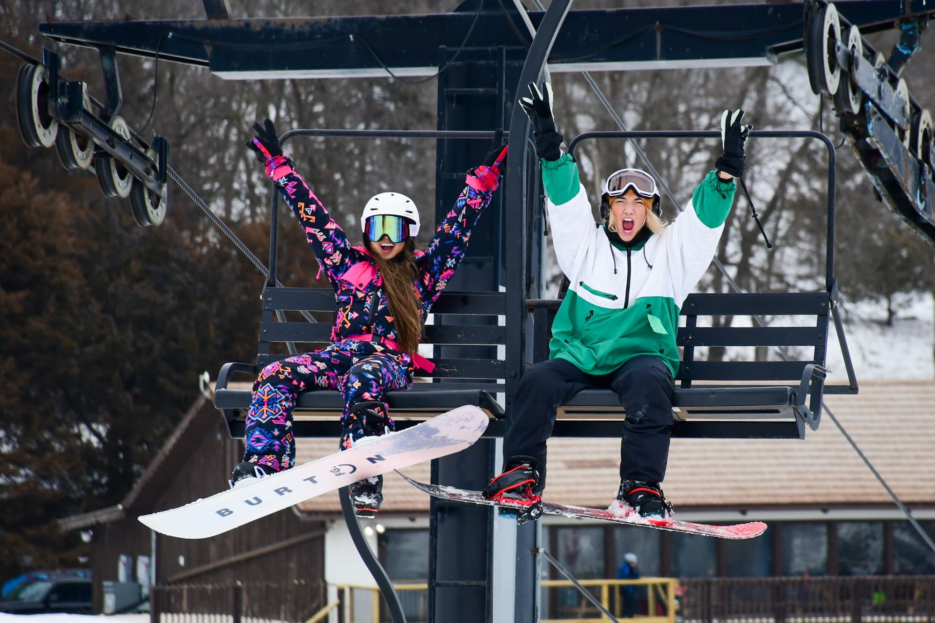 Two girls at crescent hill