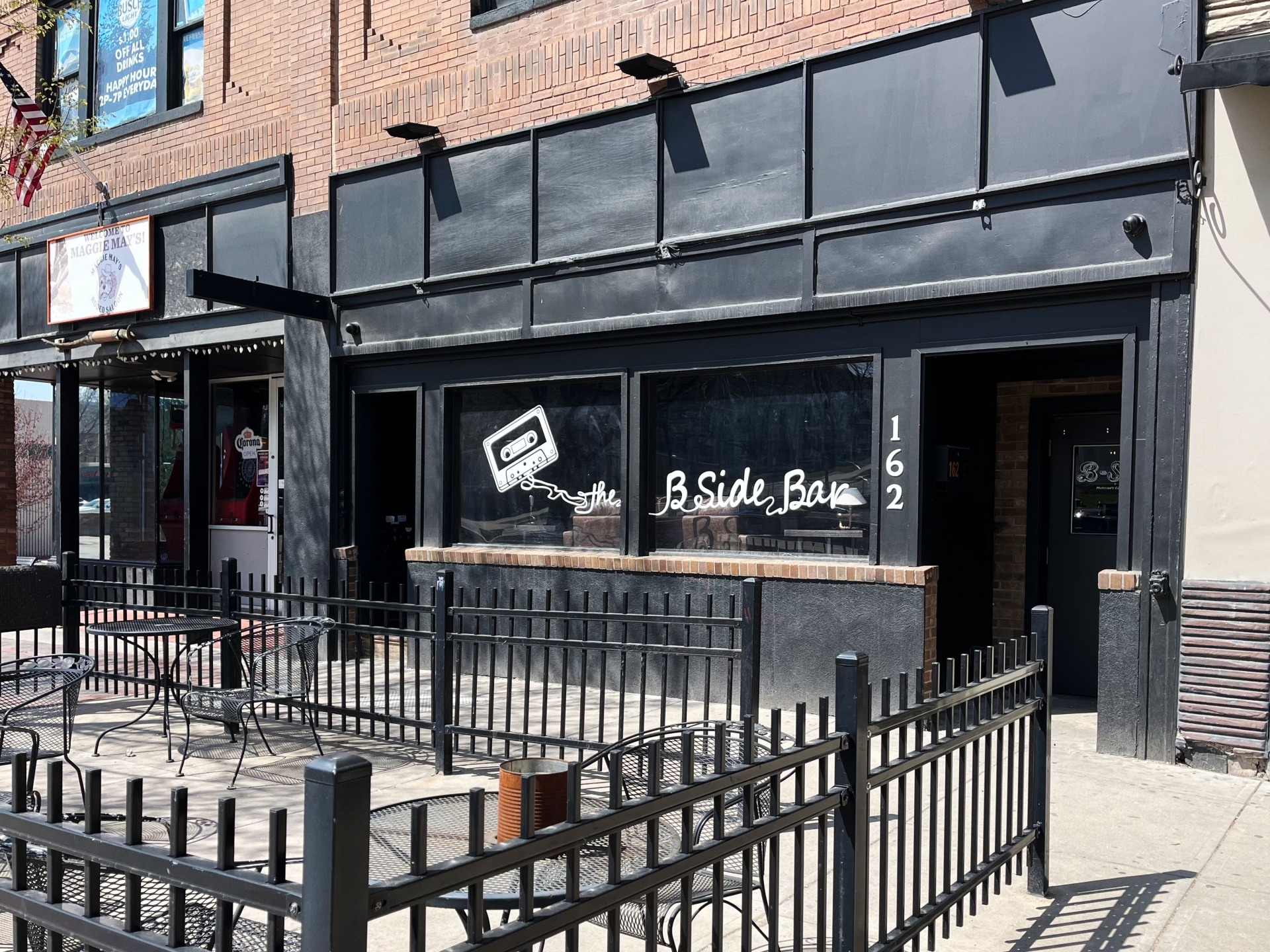 Exterior of B-Side Bar