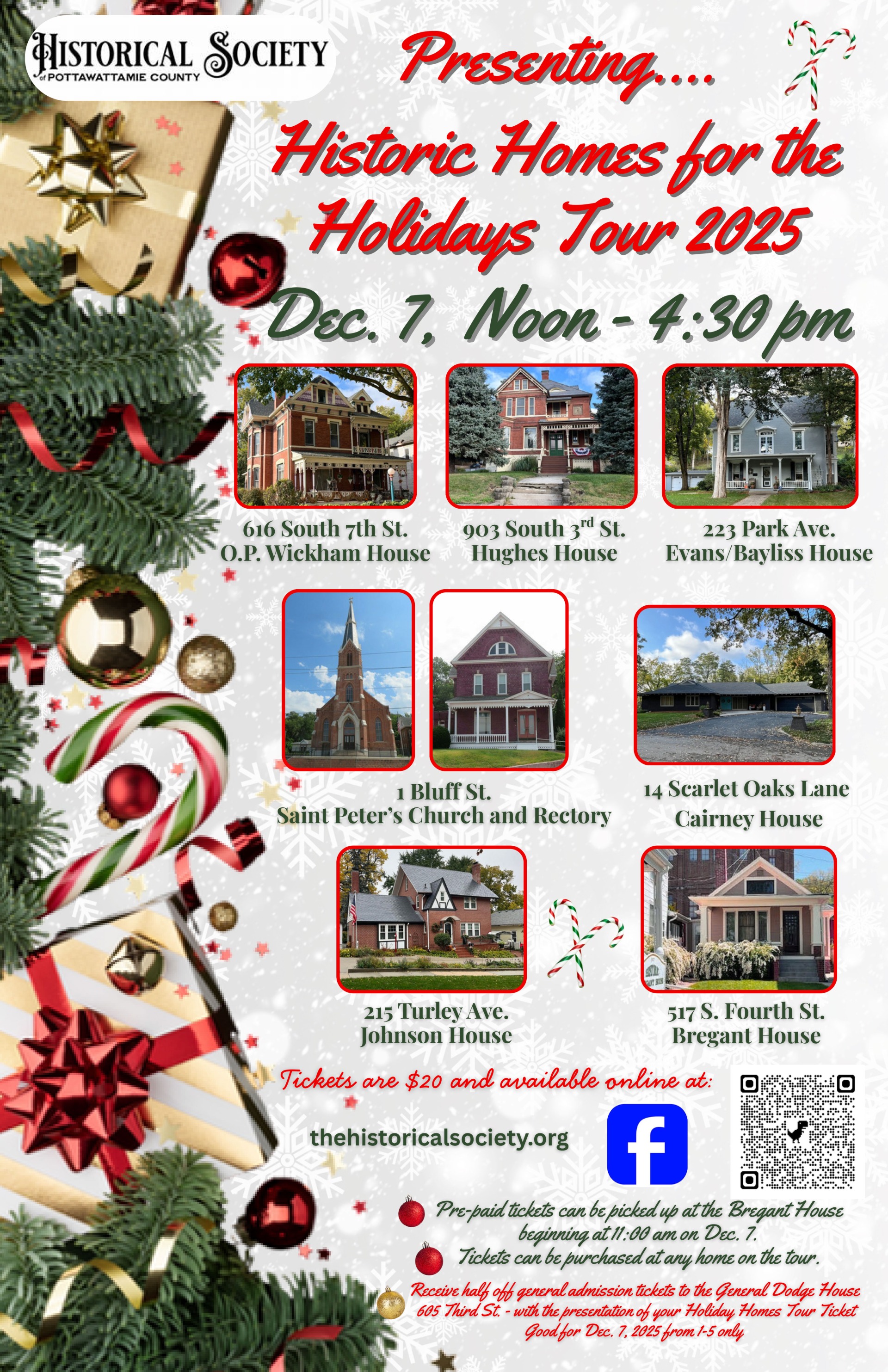 Historic Homes for the Holidays 2025 Flyer