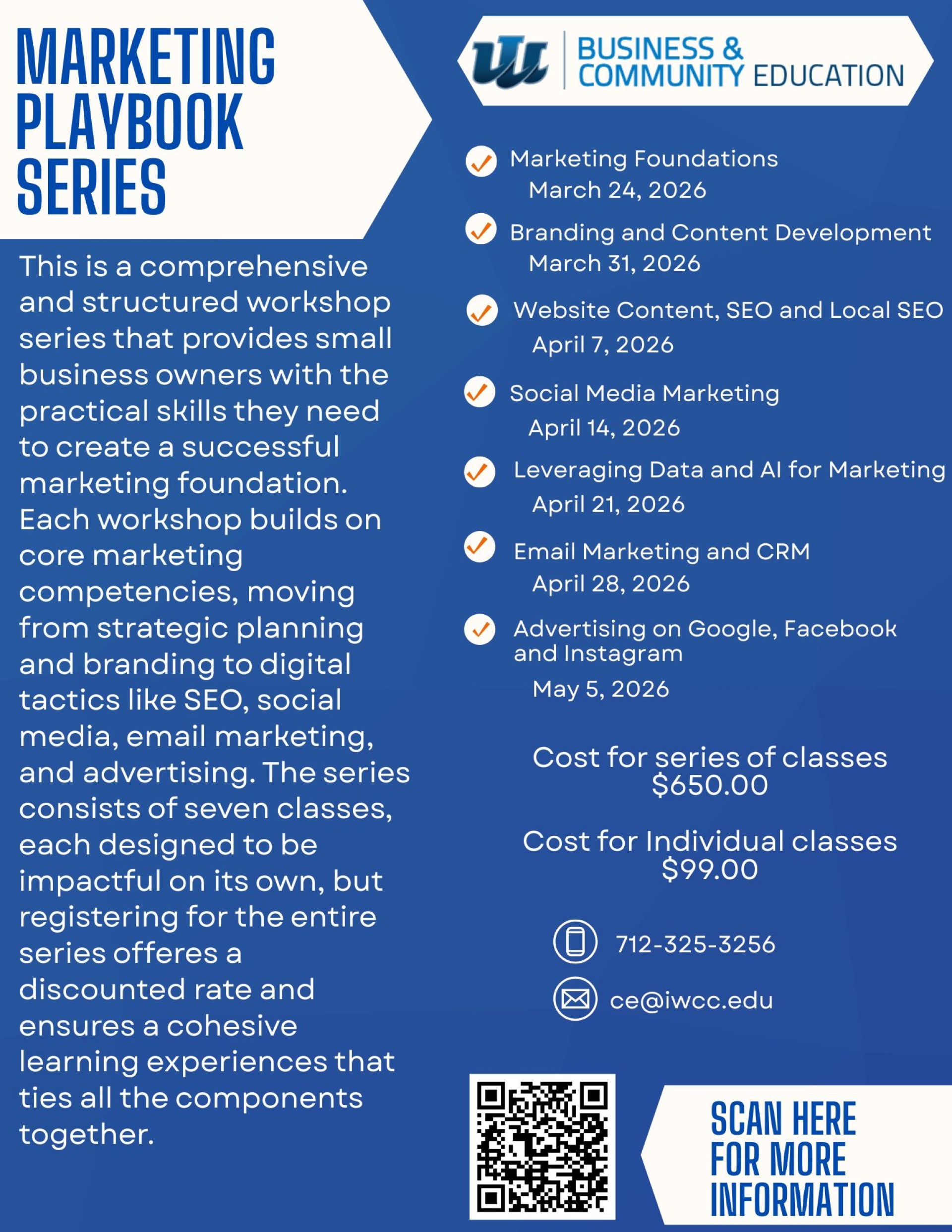 Iowa Western CE Marketing Playbook Series