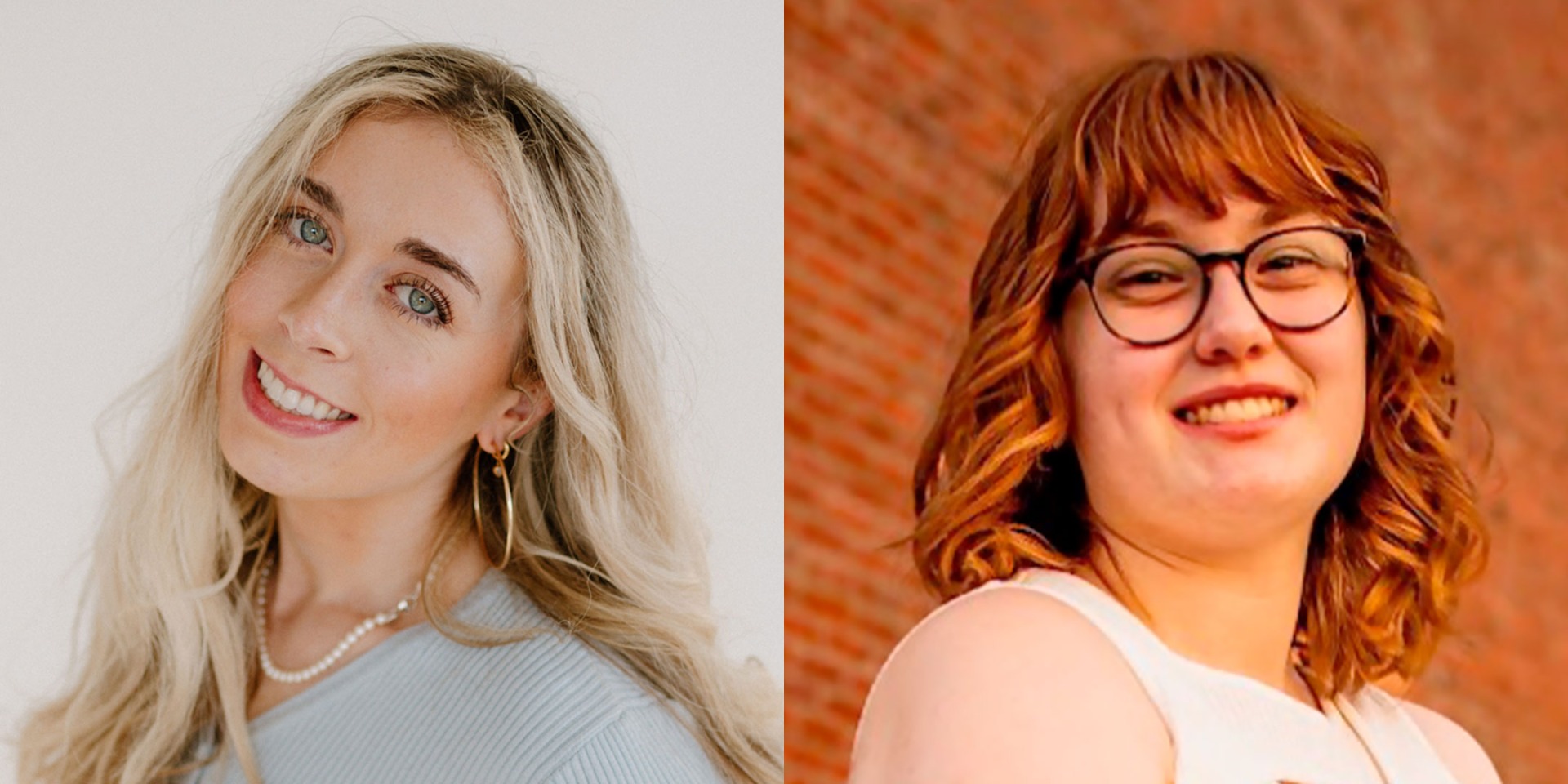 Sophie Kohler (left) and Emily Newby (right)