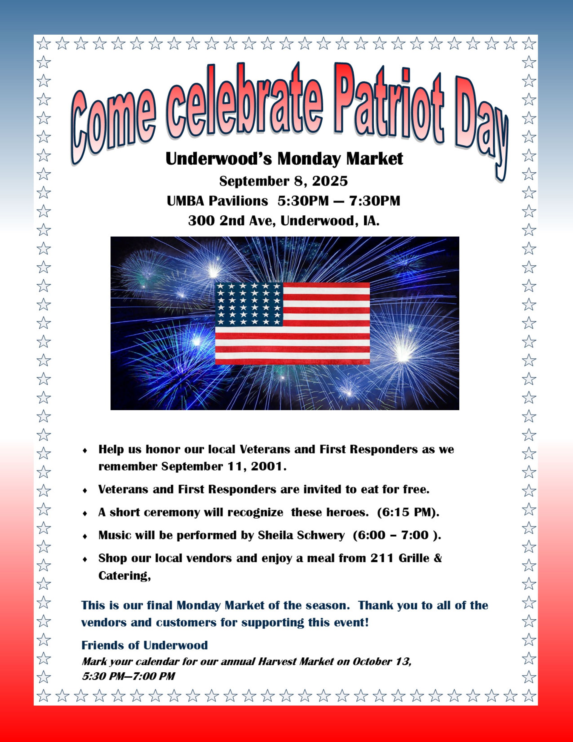 Final Monday Market 2025