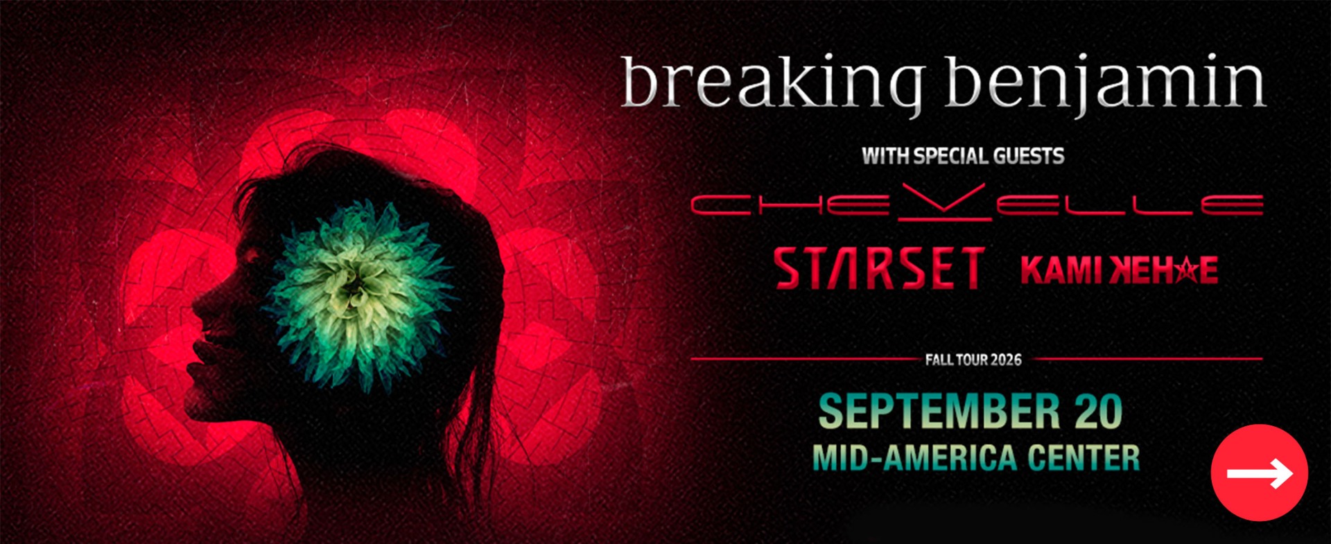 Breaking Benjamin, Sept 20, Mid-America Center