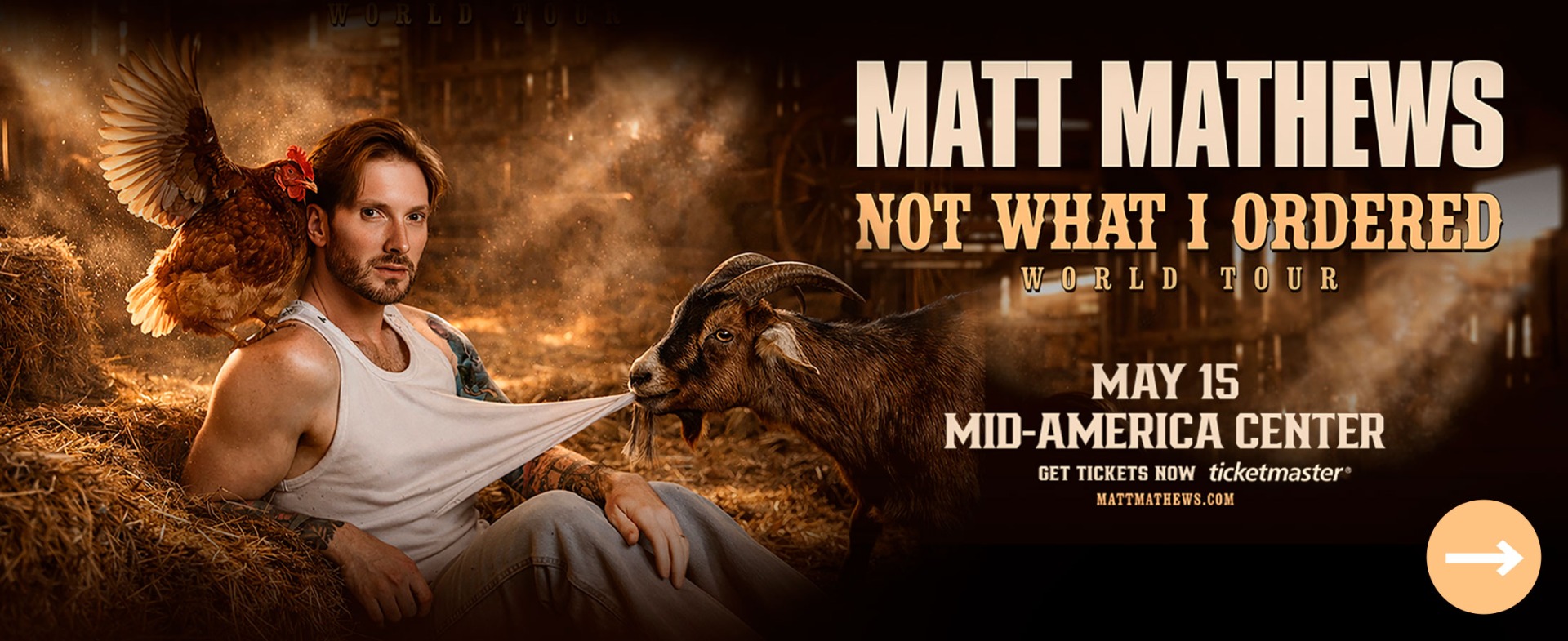 Matt Matthews, May 15, 2027, Mid-America Center