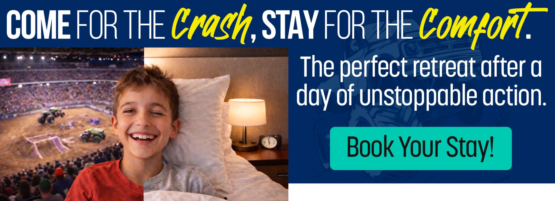 Come for the crash stay for the comfort