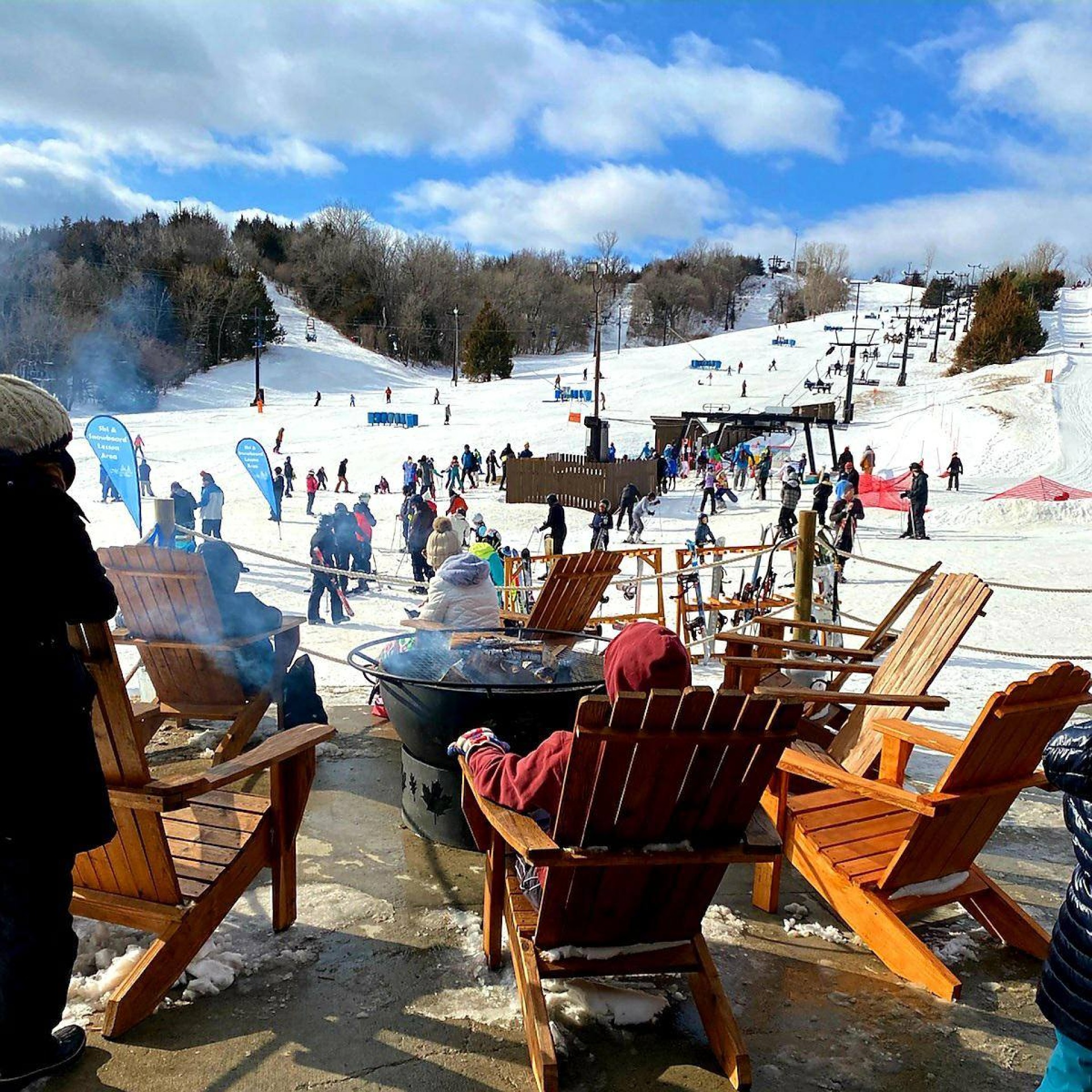 Crescent hill fire pit