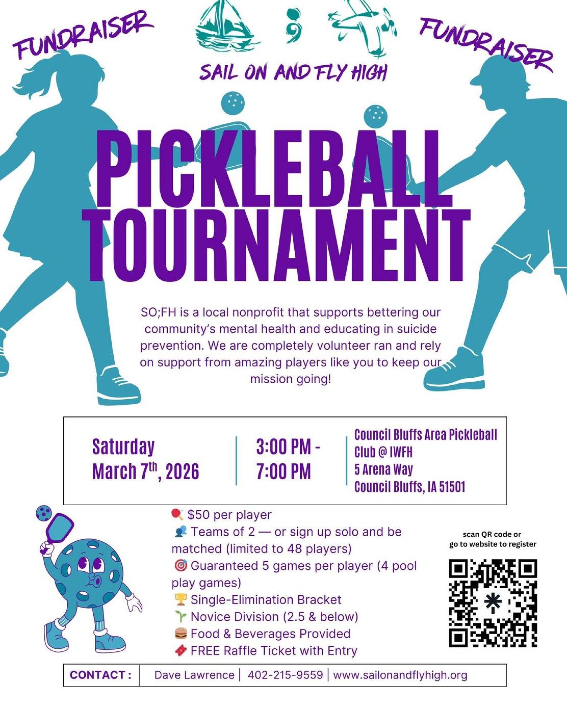 Sail On And Fly High Pickleball Fundraiser