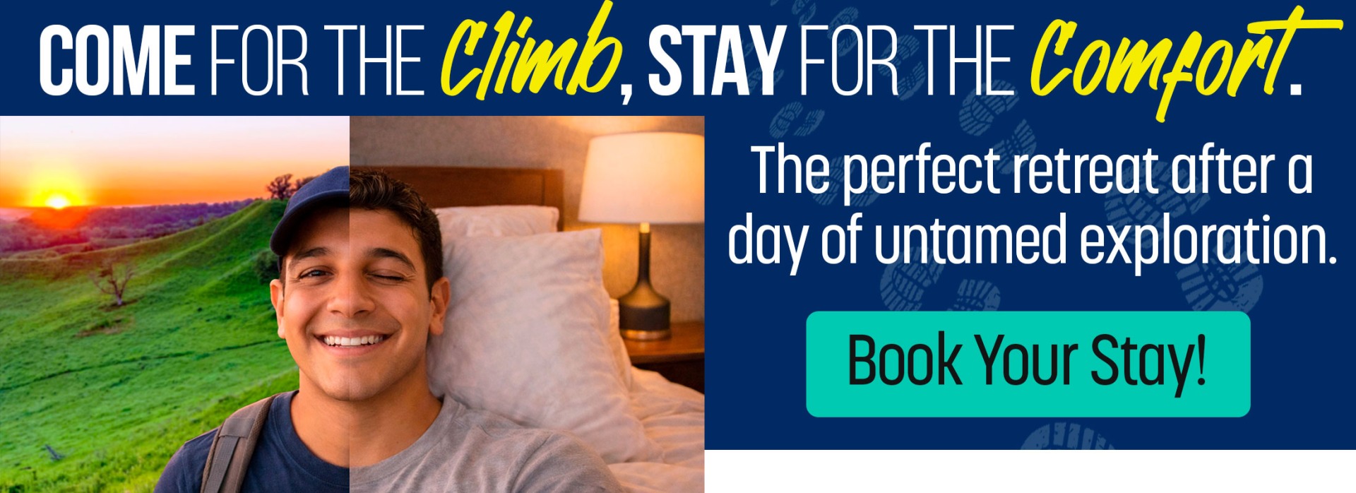 Come for the climb stay for the comfort