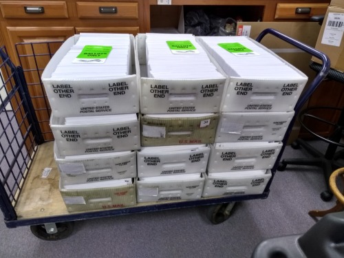 when are mail in ballots counted in iowa