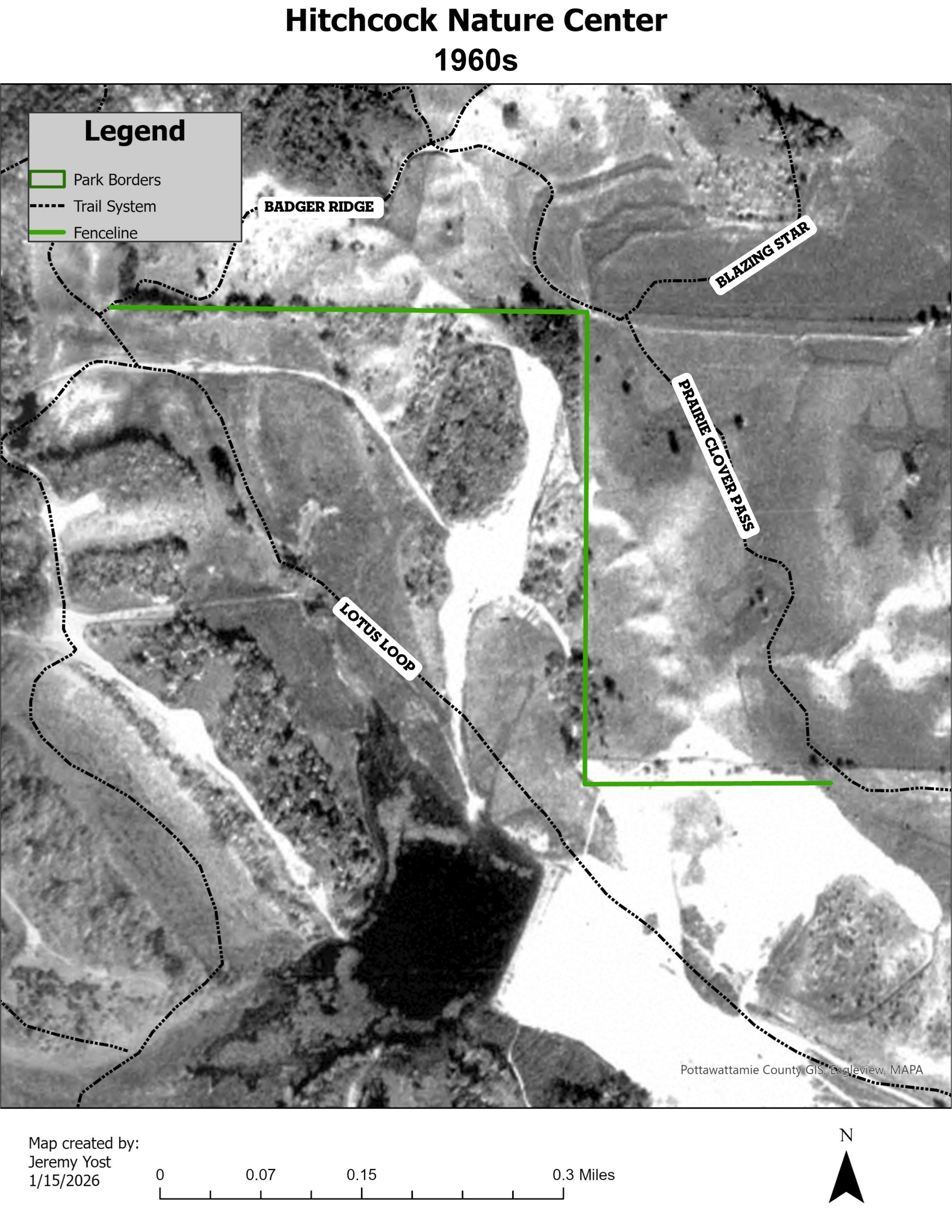 Map photo from 1960s