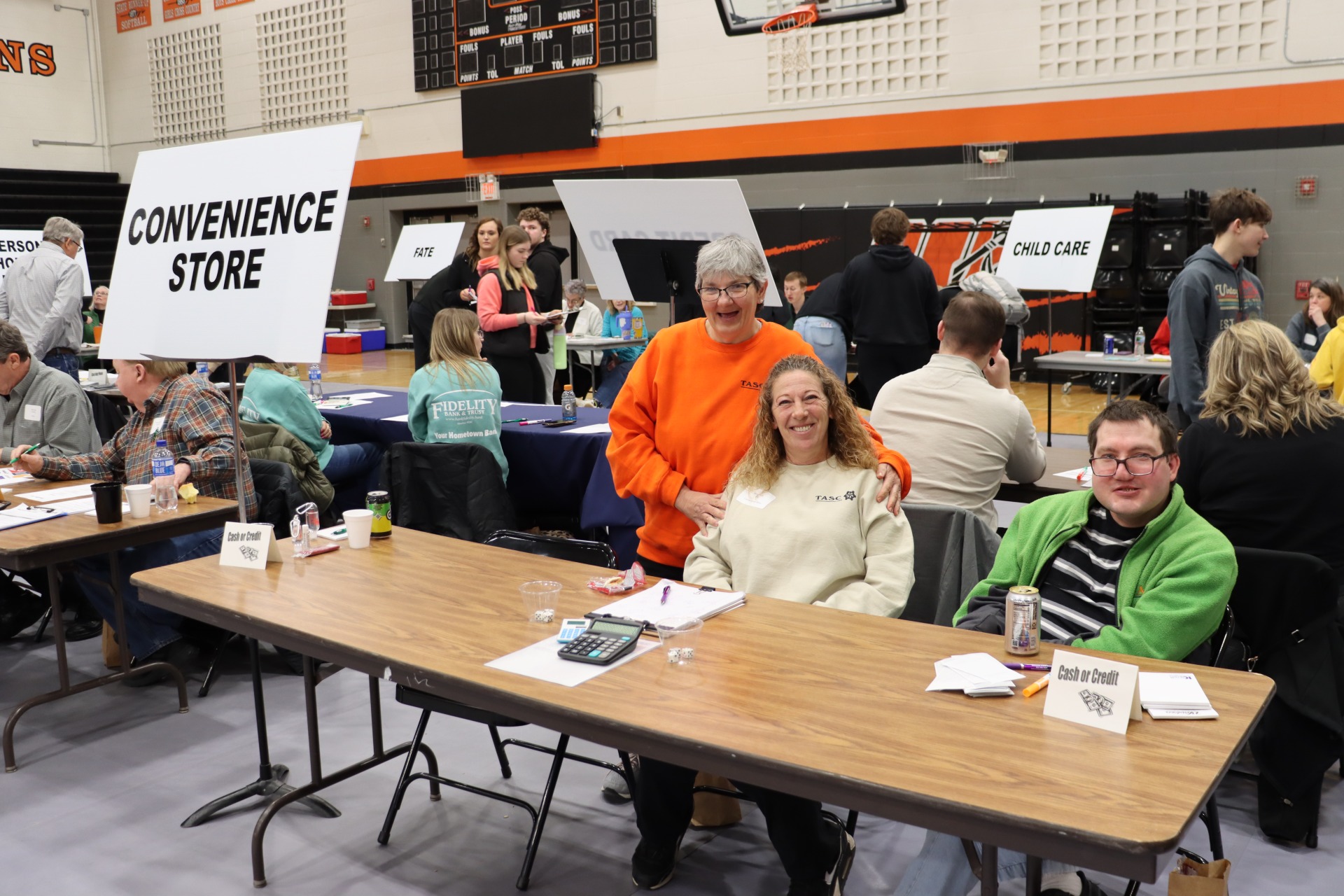 The Convenience Store table at the Reality 101 fair.